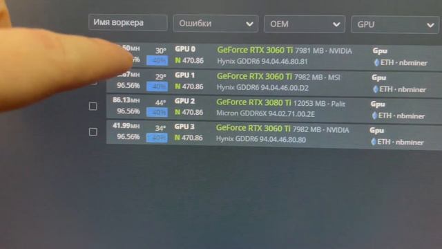 Моя первая Майнинг-ферма | 3080ti | 3060ti | HIVE OS