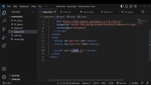 Asynchrone Datenübertragung - Umfassende Anleitung mit XHR Ajax Fetch, Await Axios PHP - JavaScript смотреть онлайн
