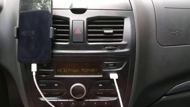 Зарядка и прослушивание музыки от штатной магнитолы (Лада Калина) смотреть онлайн