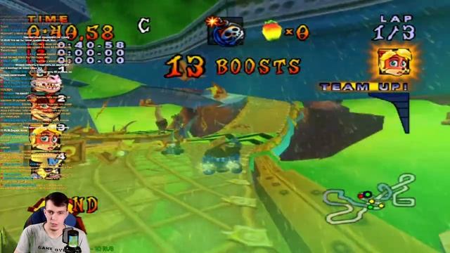 Crash Nitro KART - PS2 добиваем 100% за добро смотреть онлайн