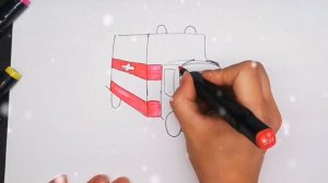 Рисуем персонажа из мультика, Автопатруль, скорая медицинская помощь - Эмбер