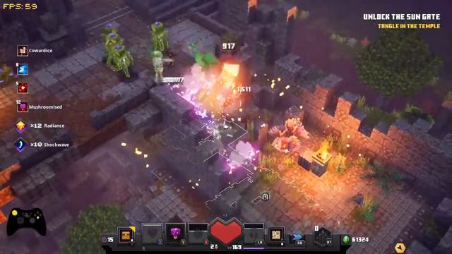 Minecraft Dungeons DLC Jungle Awakens Live Gameplay смотреть онлайн