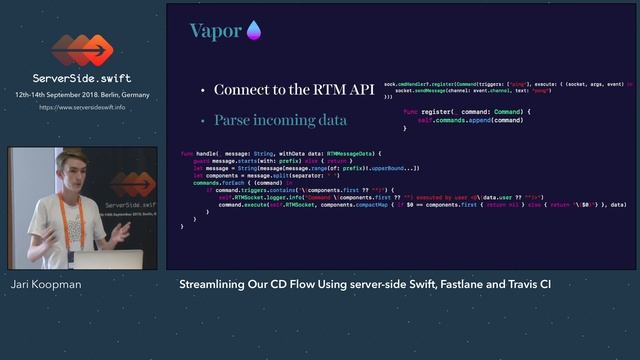Jari Koopman - Streamlining Our CD Flow Using server-side Swift, Fastlane and Travis CI смотреть онлайн