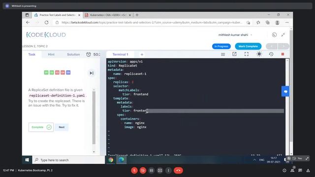 Free Kubernetes Bootcamp - Get Prepared for the CKA & CKAD Certifications, Pt. 2 смотреть онлайн