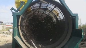 Барабанный грохот для грунта