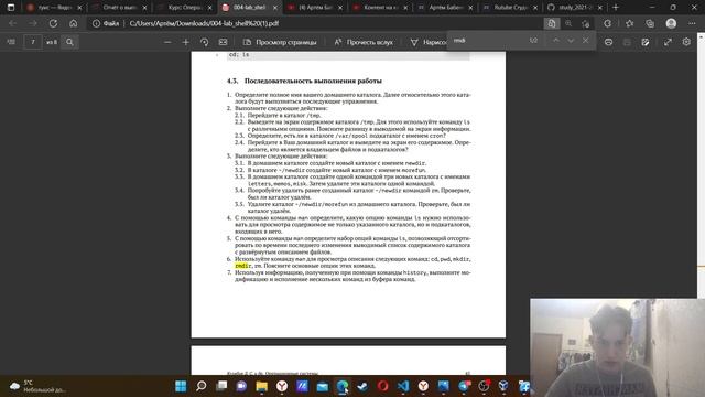 Lab04 - выполнение смотреть онлайн