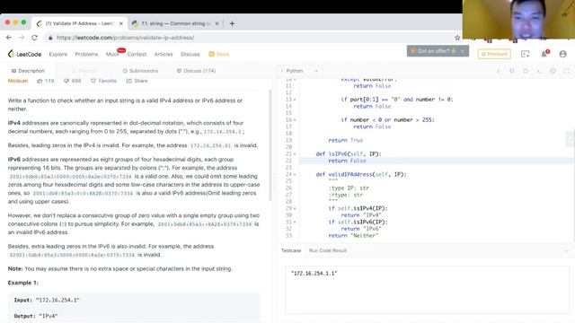 468. Validate IP Addresses (updated video in description) (Leetcode Medium) смотреть онлайн