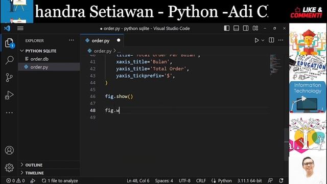 Visualisasi Data Export File PNG & PDF menggunakan Python & Sqlite смотреть онлайн