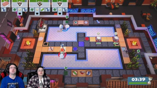 Overcooked 2 - THROW DOWN THURSDAYS Eric & Mary Let’s Play Episode #5 смотреть онлайн