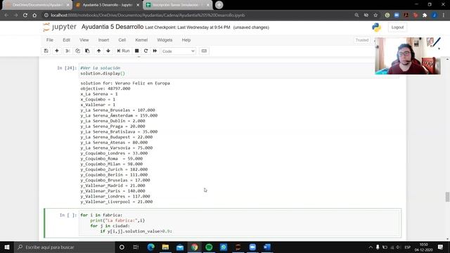 Problema Transporte y Transbordo Python-Cplex смотреть онлайн