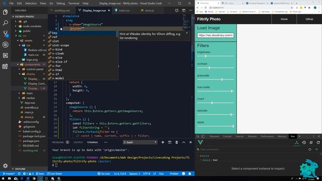 |[ Vue.js ]| Live Coding - Filtrify Photo Ep. 07 смотреть онлайн