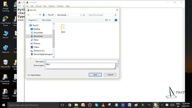 Save and Run Python files .py ------- in Assamese смотреть онлайн