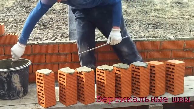 Кирпич облицовочный, как правильно делать его кладку своими руками