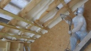 Tissol. Утепление крыши каркасного дома пенополиуретаном.