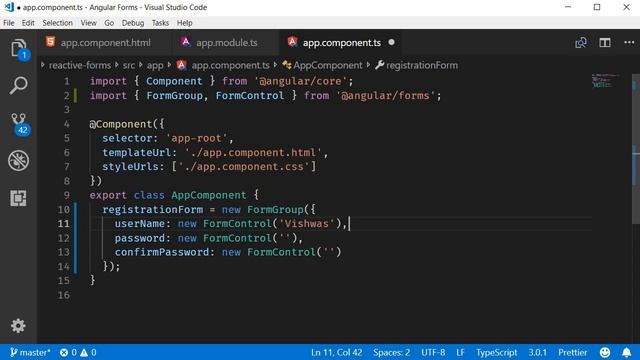 Angular Forms Tutorial - 18 - Creating the Form Model смотреть онлайн