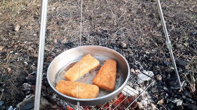 Тренога алюминиевая разборная?приспособа для сковороды и не только ? смотреть онлайн