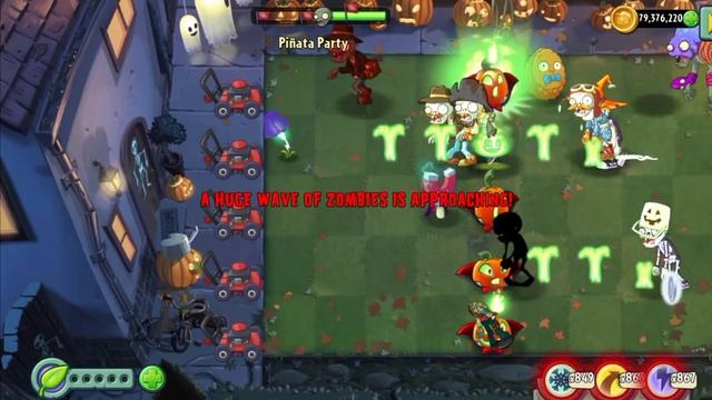 Plants Vs Zombes 2 | Piñata Party | 22.10.21 | Lawn Of Doom - Day 4