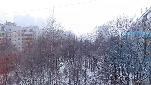 Москва~Снег в Чертаново~Расслабляющая музыка~музыка для сна~Moscow~Snow~Relaxing music~sleep music смотреть онлайн