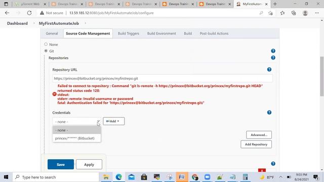 Automate Web App using Jenkins, Maven, Bitbucket and tomcat смотреть онлайн