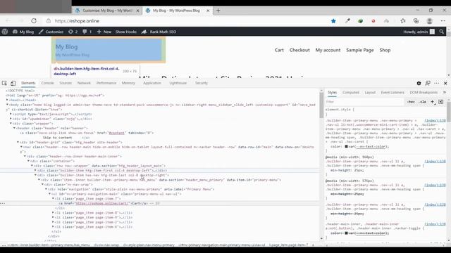 How to add border around single menu button or one menu item | wordpress coding смотреть онлайн
