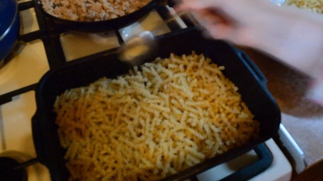Запеканка - Макароны с фаршем/Casserole - Pasta with minced meat смотреть онлайн