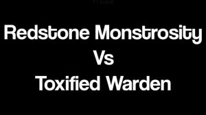 All Warden Vs Redstone Monstrosity, Obsidian Monstrosity, Redstone Golem, Mooshroom Monstrosity