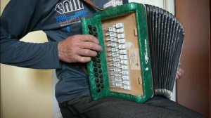 Полынь трава, разбор на гармони №-347 с цифрами