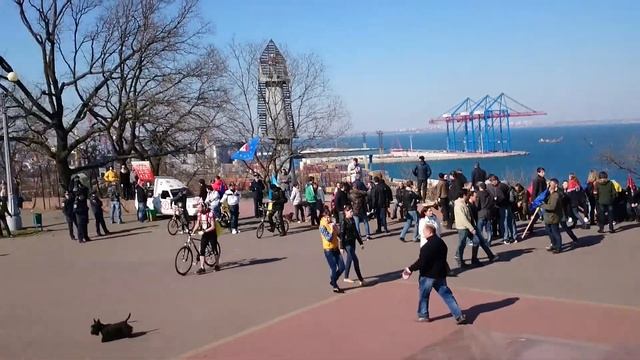 Хода к памятнику неизвестному матросу Одесса [ч1] смотреть онлайн