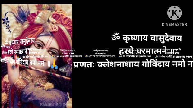 ॐ कृष्णाय वासुदेवाय | krushnay vasudevay | Krishna mantra|कृष्ण मंत्र|Krishna Mantra for success смотреть онлайн