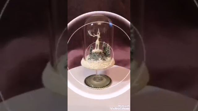 Миниатюра. Клоши с оленями. #новыйгод смотреть онлайн