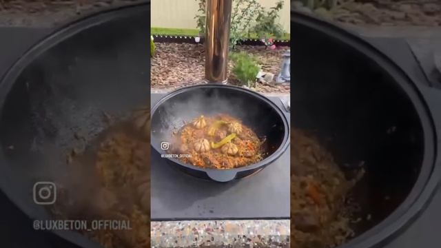 Комплекс барбекю LuxBeton ? видео от клиента смотреть онлайн