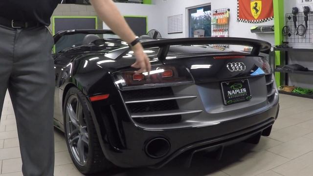2012 Audi R8 GT 5.2 quattro Spyder at Naples Motorsports with Mike Urbine смотреть онлайн