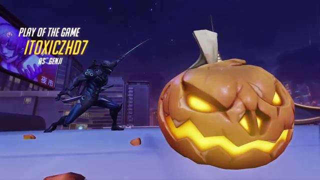 Overwatch Genji Potg Quintuple Kill! (HD) смотреть онлайн