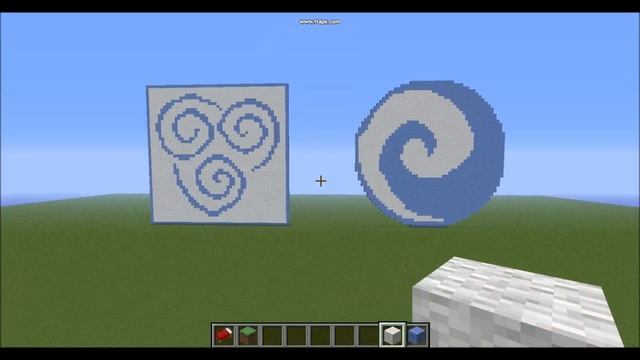 Avatar - The Last Airbender - Aang, Pixel art [Minecraft] смотреть онлайн