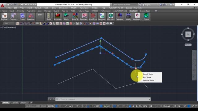 Add More vertices to Polylines: CP_DENSIFY / GT_DENSIFY | CADPower & GeoTools Tutorials смотреть онлайн