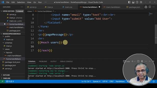 MongoDB with Mongoose in Express & Node - Tutorial in Telugu | ఎక్స్ప్రెస్స్ సర్వర్లో మాంగో డీబీ смотреть онлайн