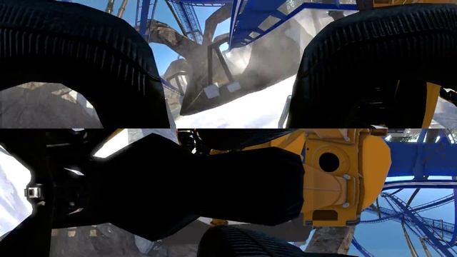 [360 VR] Cave Looping RollerCoaster Simulator for Google Cardboard 360° 3D Video split screen SBS смотреть онлайн