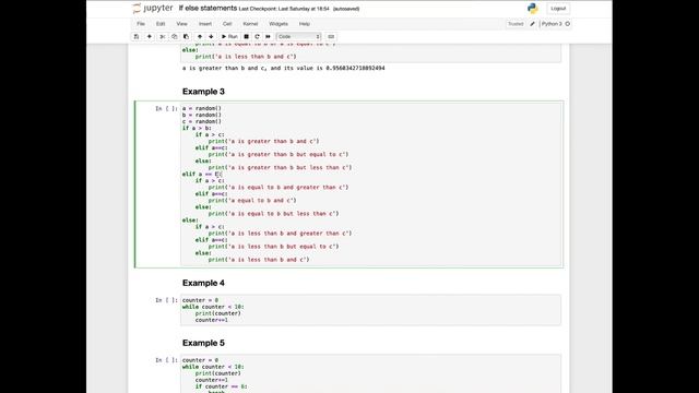 If statements and while loops in Python смотреть онлайн