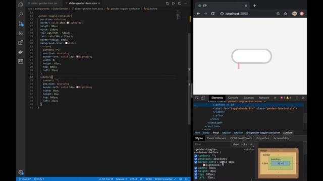 Learning - SASS/SCSS Toggle Switch Gender смотреть онлайн