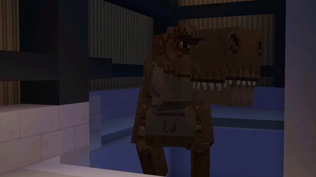 【Minecraft】Jurassic World | T-Rex vs Indominus Rex| Fight Scene смотреть онлайн