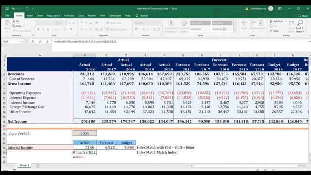 Excel Index & Match and Sumproduct Formulas to Solve an Array Problem смотреть онлайн