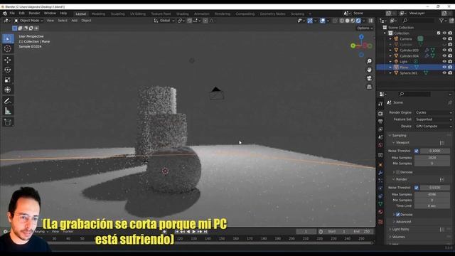 Cómo renderizar una imagen en Blender con Cycles - Tutoriales de Blender en Español - Parte 7 смотреть онлайн