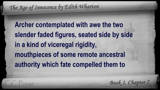 Chapter 07 - The Age of Innocence by Edith Wharton смотреть онлайн
