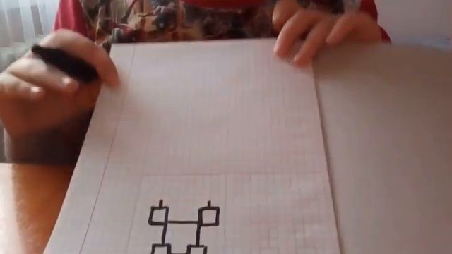 Как нарисовать просто медведя по клеточкам! (ЛЕГКО)! смотреть онлайн