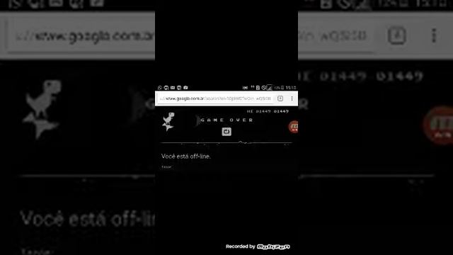 Jogo off-line do Google Dino pula cactus смотреть онлайн