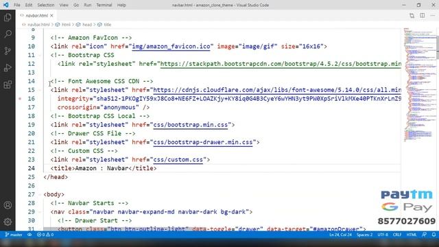 #2 ReactJS Bootstrap Setup - Front End - Amazon Clone MERN Stack - Hindi смотреть онлайн
