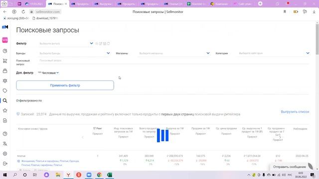 Как искать поисковые запросы для wildberries с помощью сервиса аналитики. Ключевые фразы для сео. смотреть онлайн