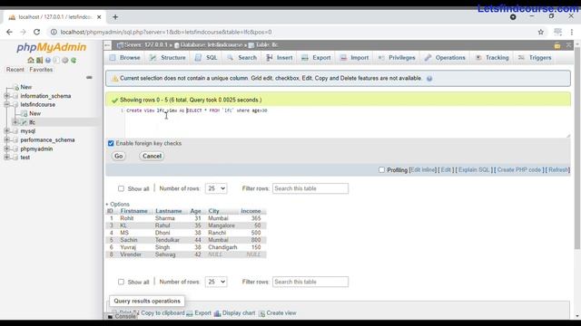MySQL Views Tutorial - Learn MySQL | Letsfindcourse смотреть онлайн