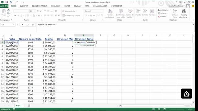 Cómo obtener el mes a partir de una fecha en Excel смотреть онлайн