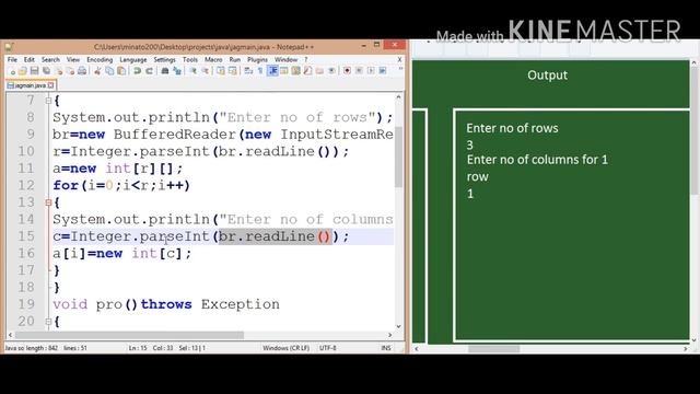 Jagged Array | java | Tamil смотреть онлайн
